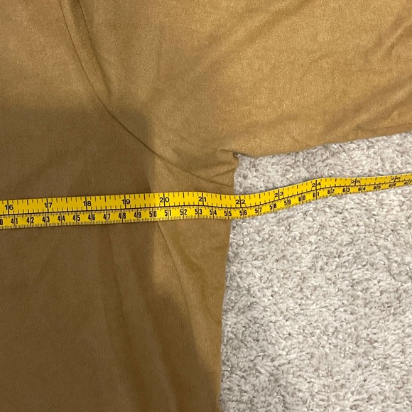 New Directions Brown Suede Feel 3/4 Sleeve Top XL Pre-owned - Picture 6 of 8